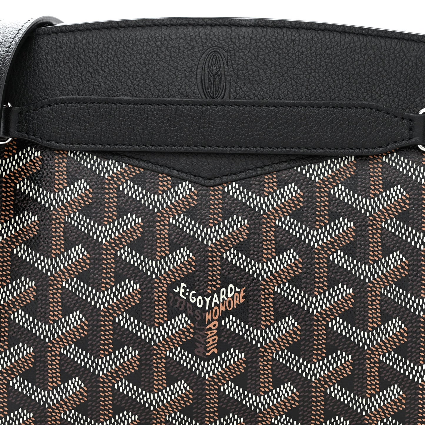 Goyardine Rouette Structure PM Black