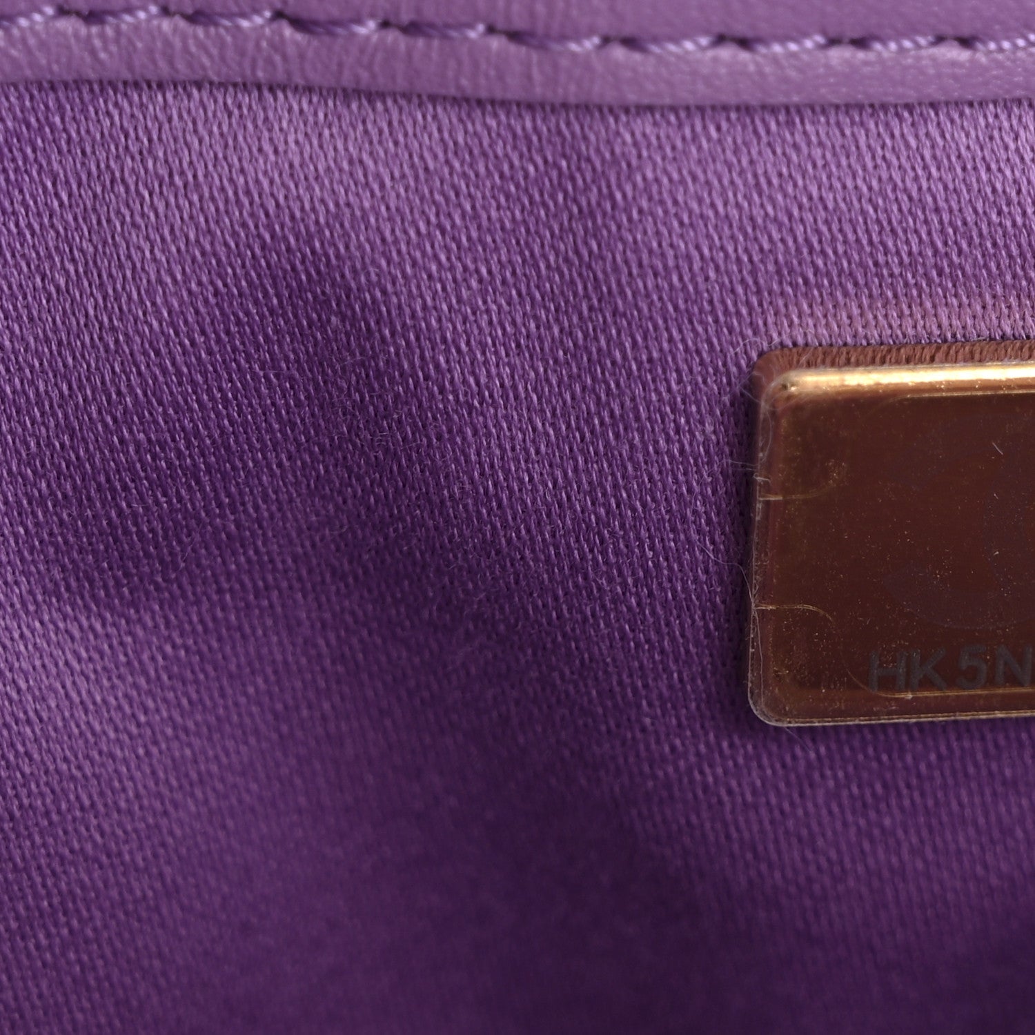 Chanel Suede Quilted Mini Chanel 25 Handbag Purple 7 of 10