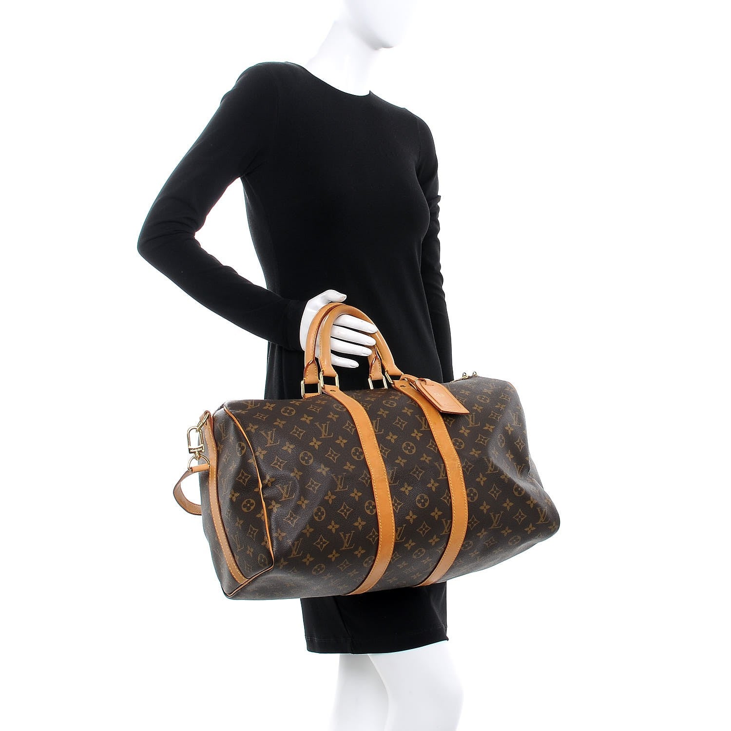 Louis Vuitton Monogram Keepall Bandouliere 45 3 of 13