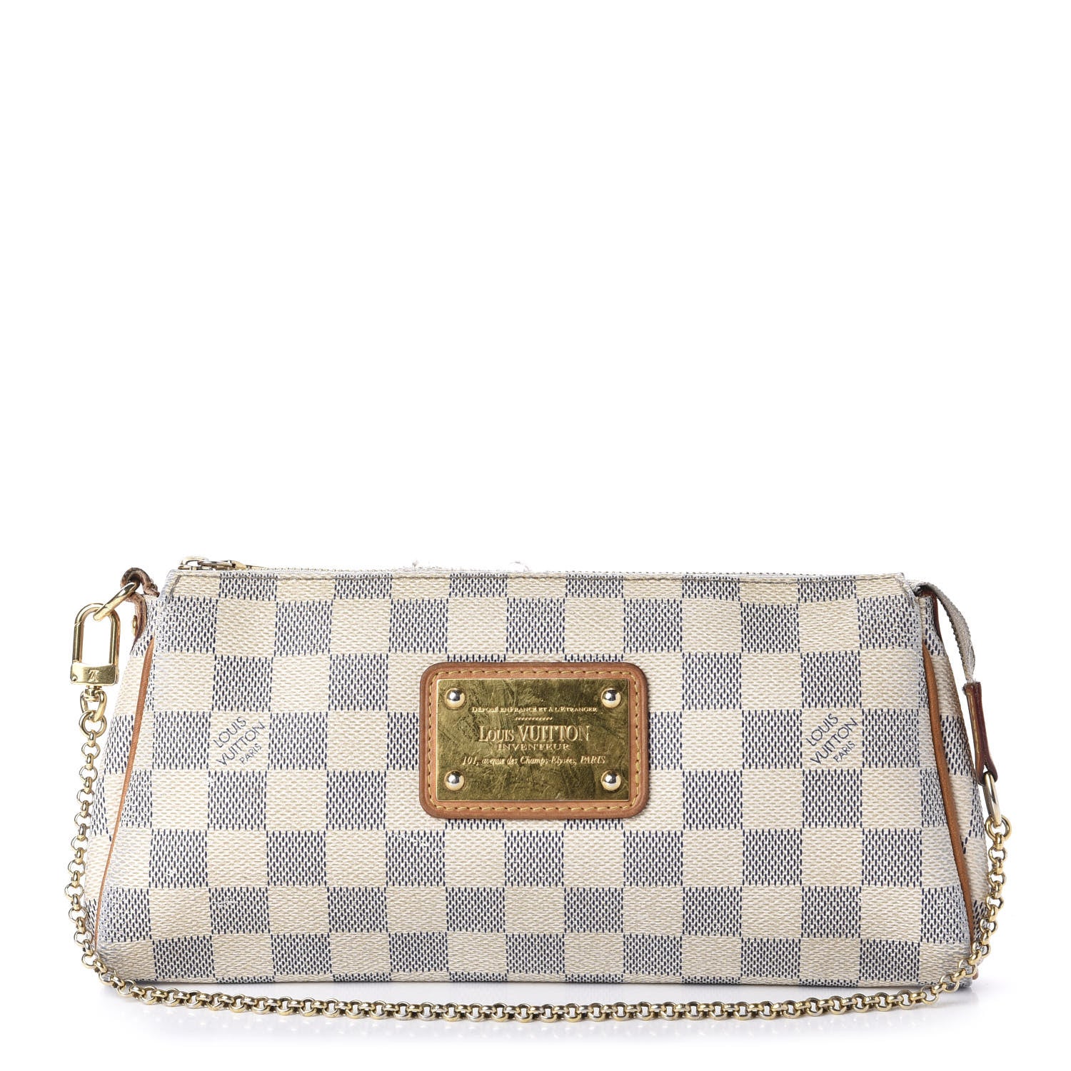 Louis Vuitton Damier Azur Eva Clutch 1 of 13