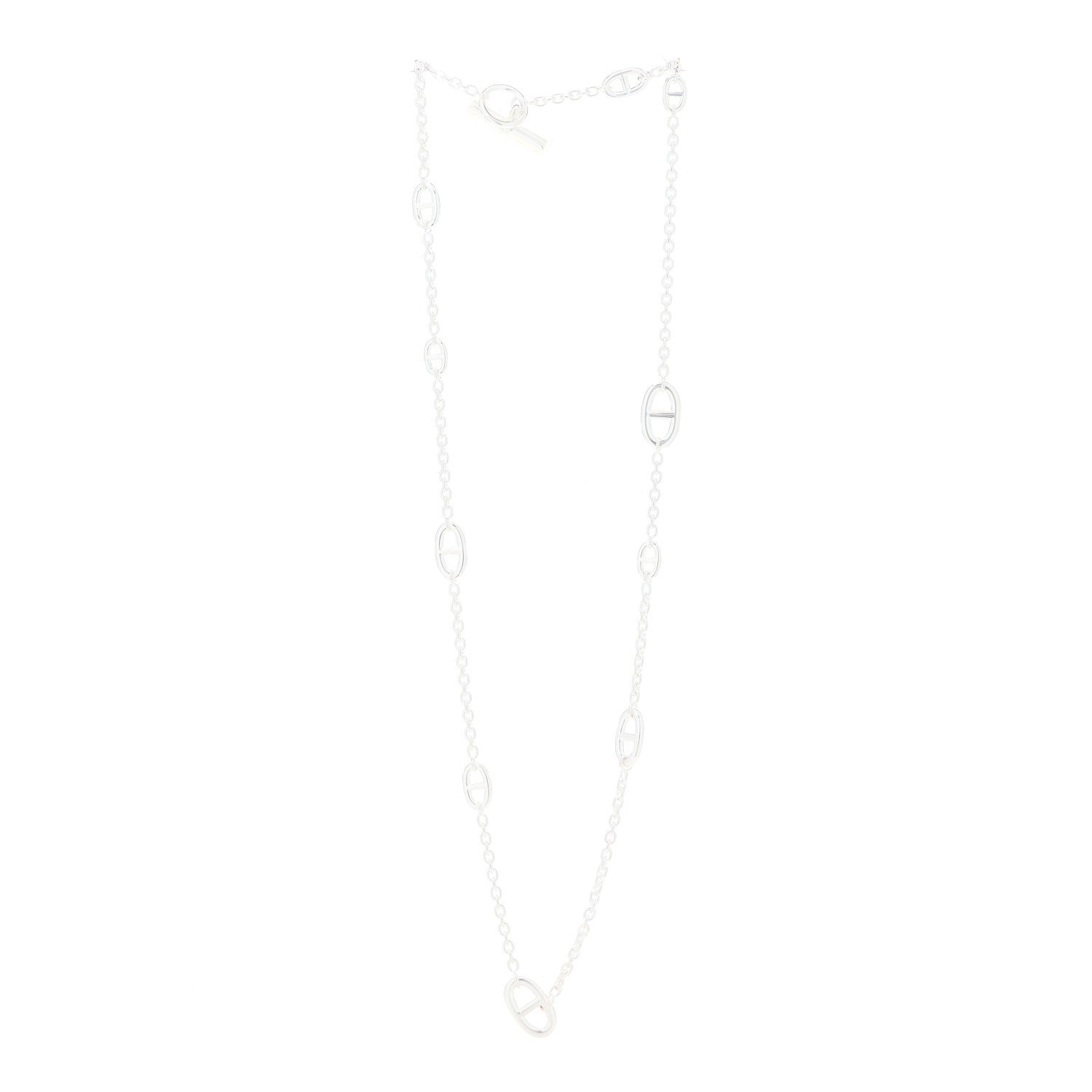 Hermes Sterling Silver Farandole Necklace 80 2 of 3