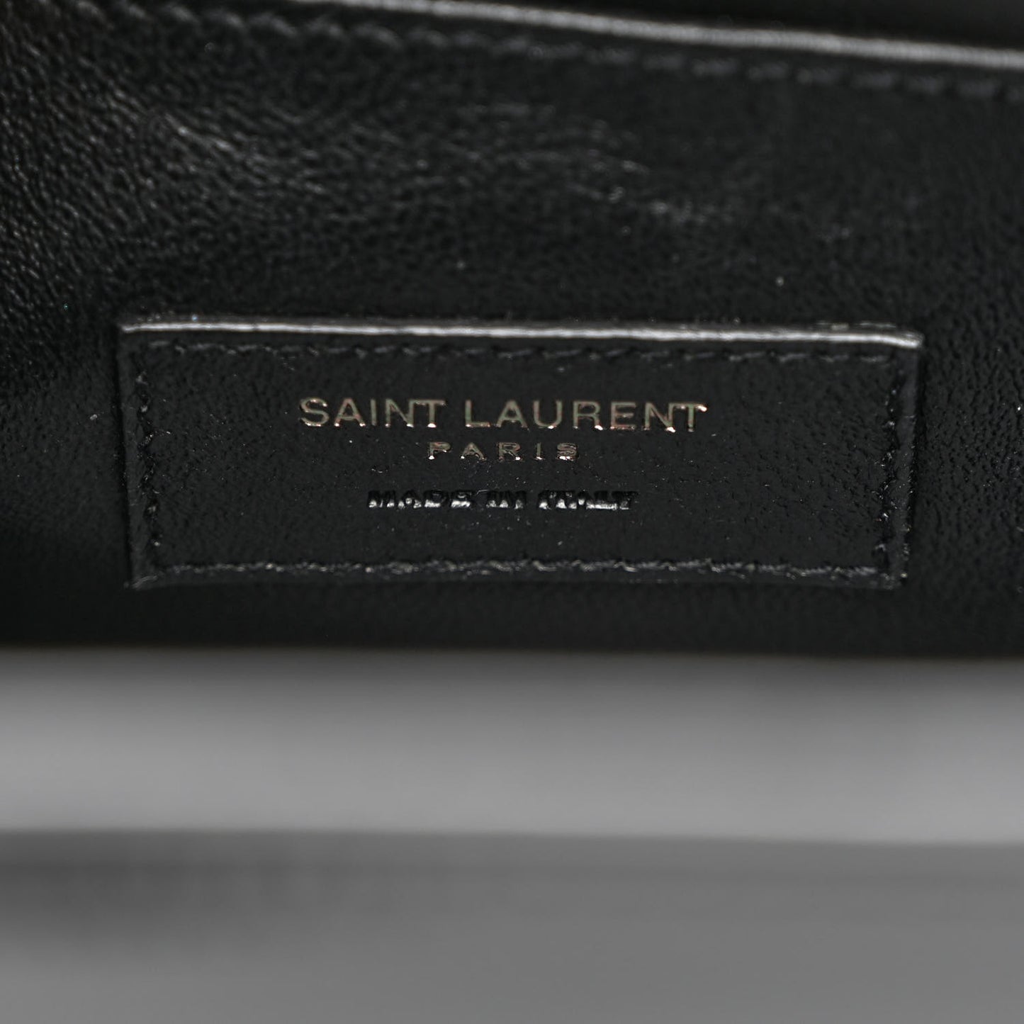 Ribbed Patent Calfskin Baby Sac De Jour Black