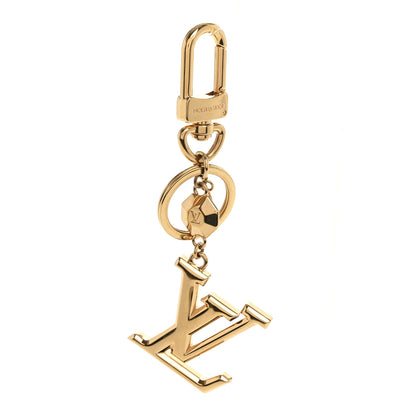 Louis Vuitton LV Facettes Bag Charm Key Holder Gold 2 of 6