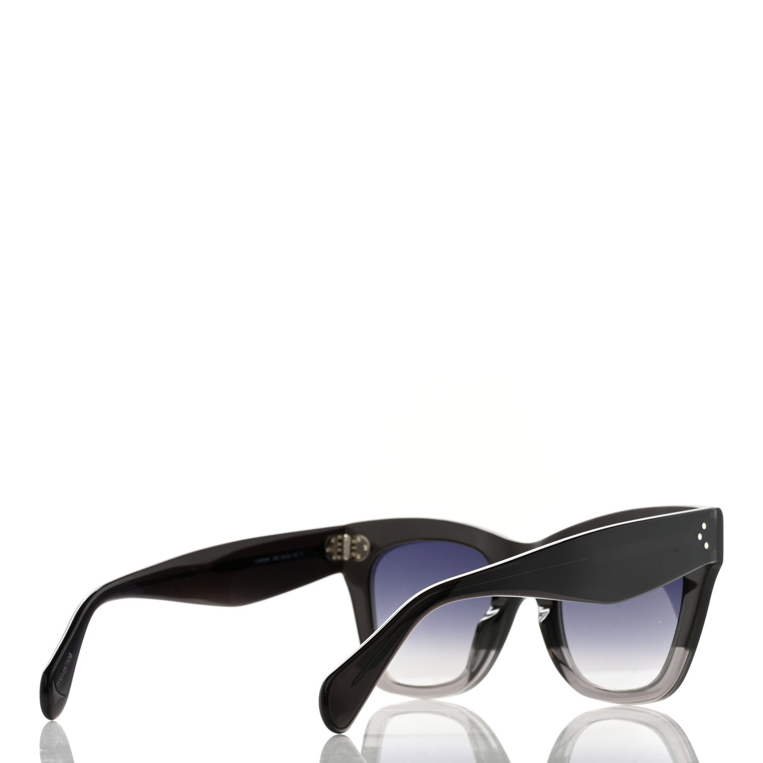 Celine Acetate Cat Eye Sunglasses CL40004I Black 3 of 6