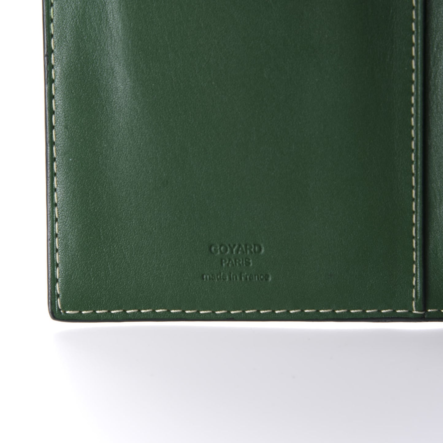 Goyardine Pocket Organizer Wallet Green