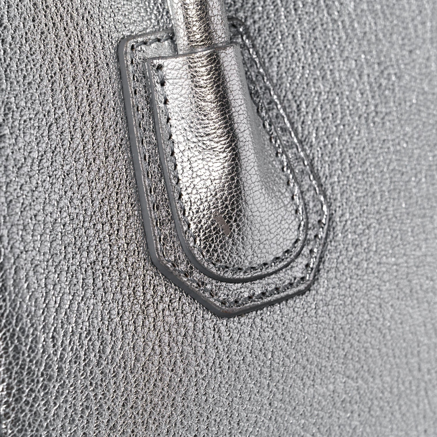 Givenchy Metallic Sugar Goatskin Small Antigona Silver 17 of 17