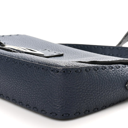 Fendi Cuoio Roma Sellerissima Nappa Sintetica Tape Stitch Baguette Notte 9 of 9