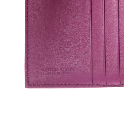 Bottega Veneta Nappa Ayers Madras Intrecciato Mini Wallet Peony 6 of 7