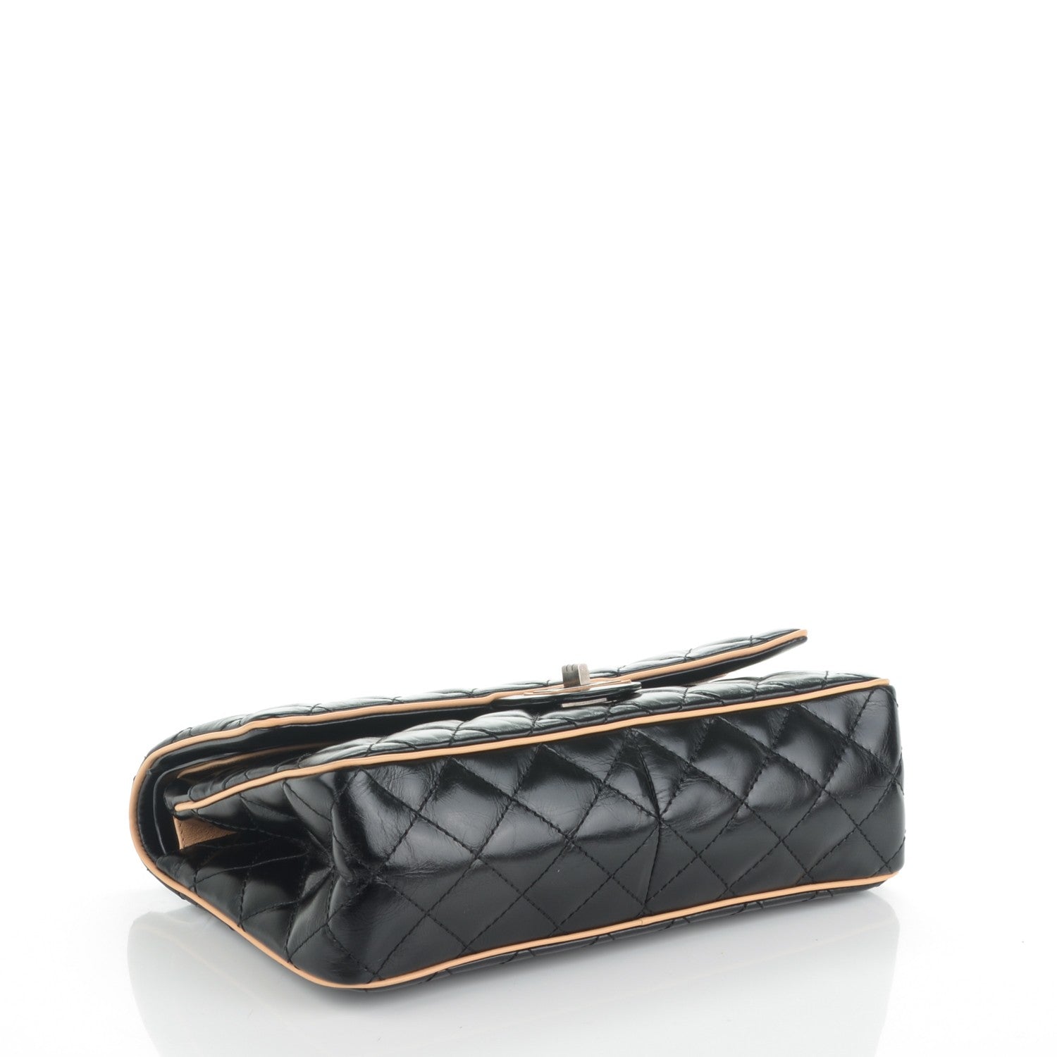 Chanel Glazed Calfskin Quilted 2.55 Reissue 226 Flap Black 4 of 6