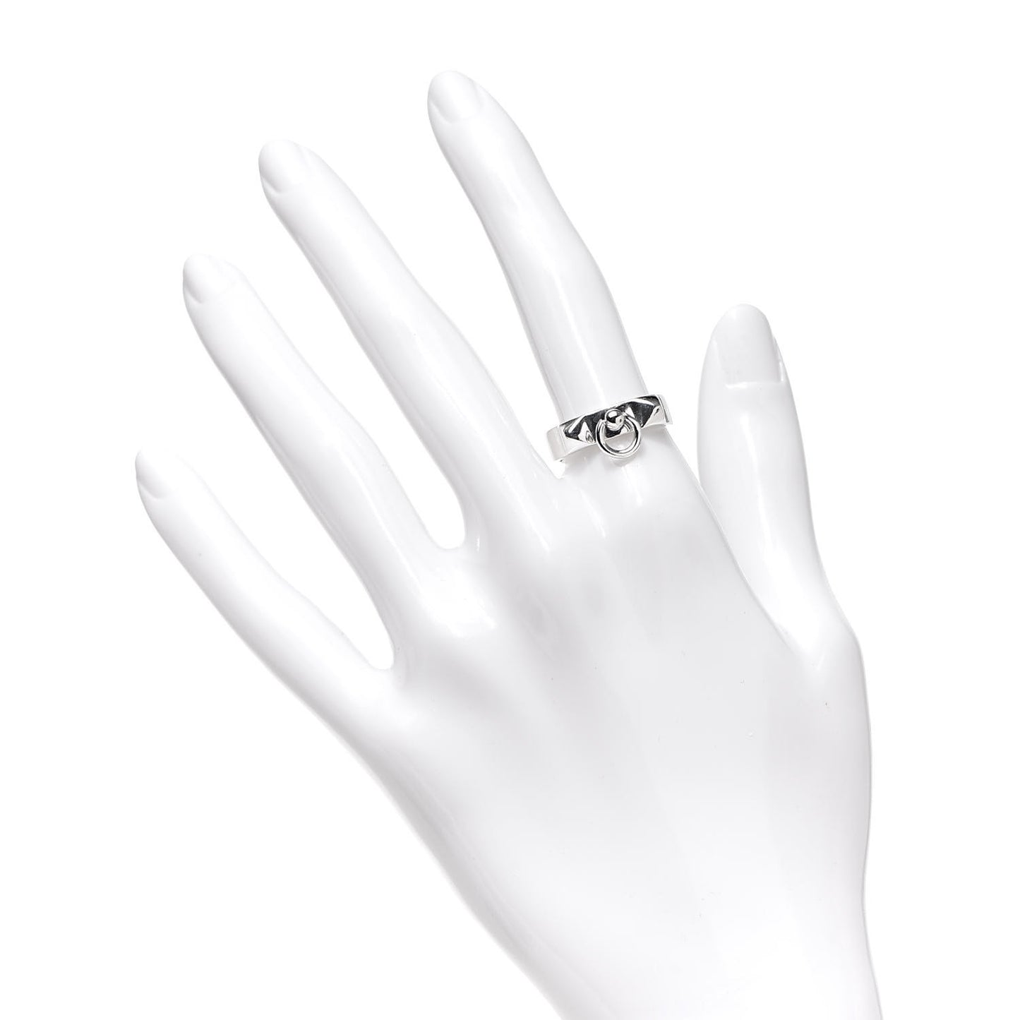 Sterling Silver PM Collier De Chien Ring 53 6.25