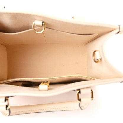 Louis Vuitton Empreinte Monogram Giant Onthego PM Creme Bois De Rose 5 of 12