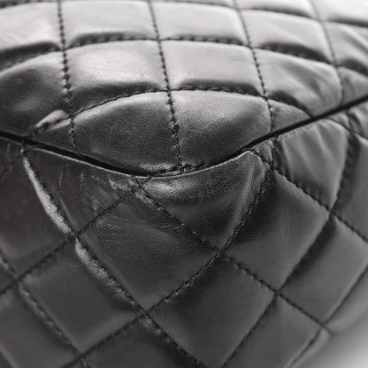 Chanel Lambskin Quilted Large Camera Case Black 14 of 17