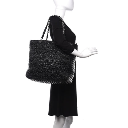 Chanel Lambskin XL Astrakan Tote Black 2 of 10