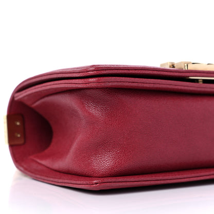 Chanel Caviar Quilted Small Boy Flap Fuchsia 8 of 9