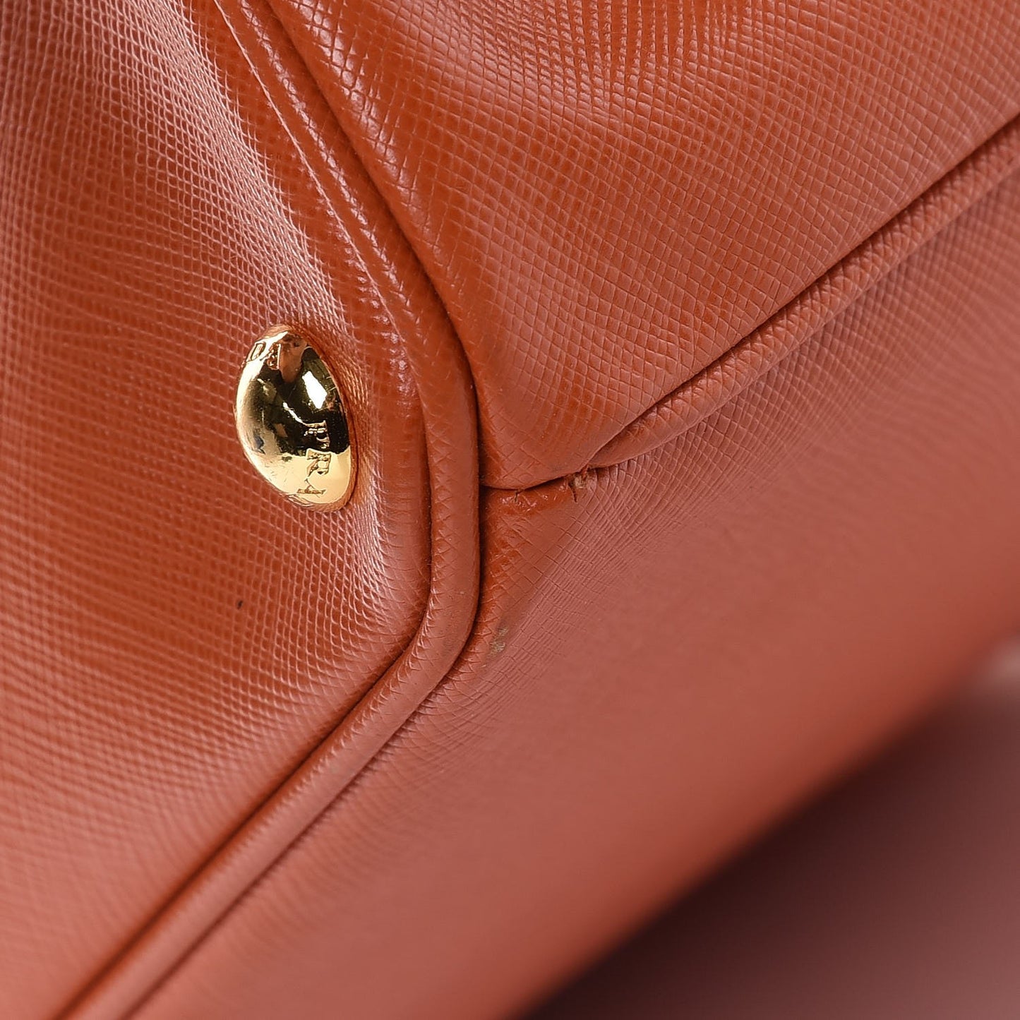 Saffiano Lux Large Tote Papaya