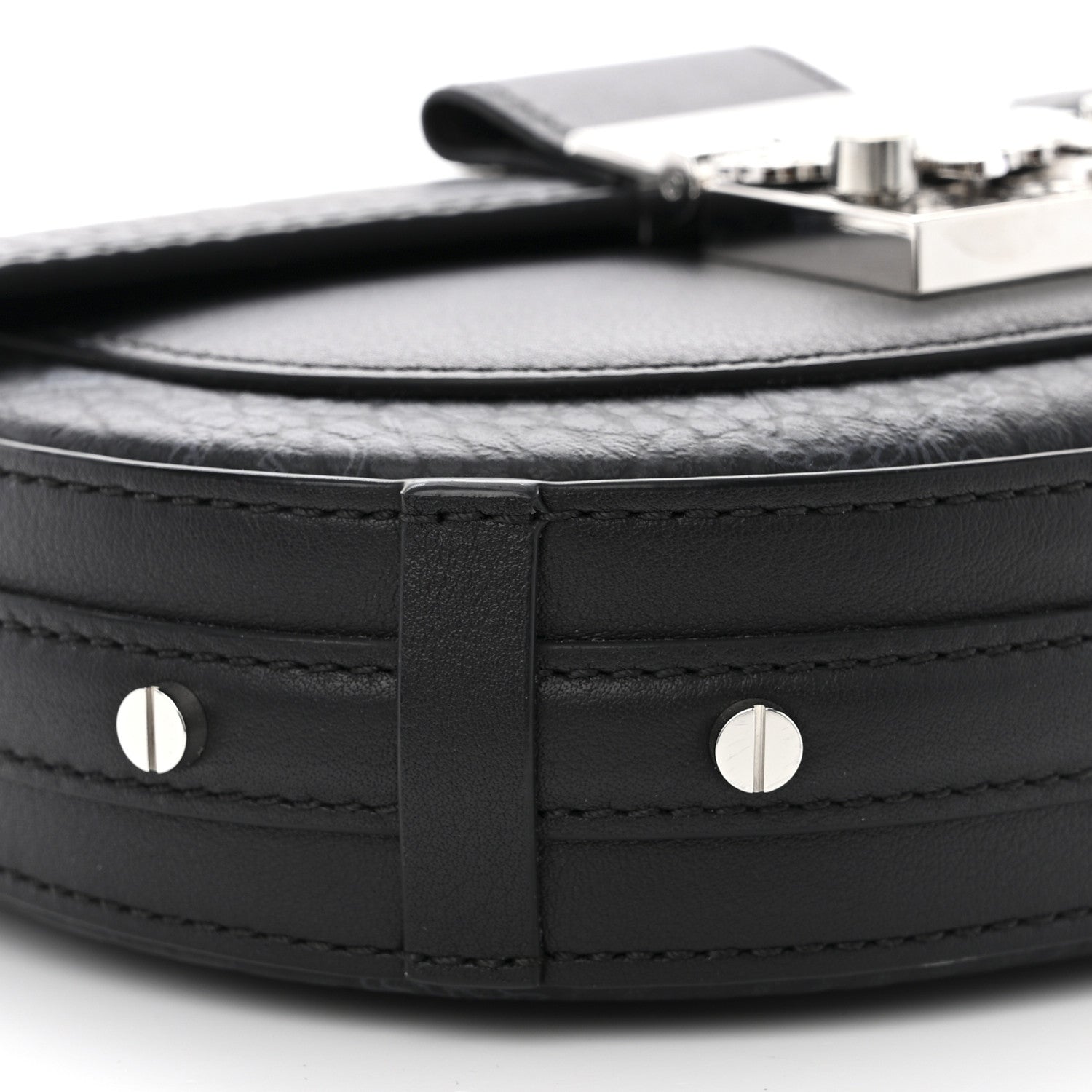 MCM Visetos Mini Patricia Crossbody Belt Bag Black 8 of 9