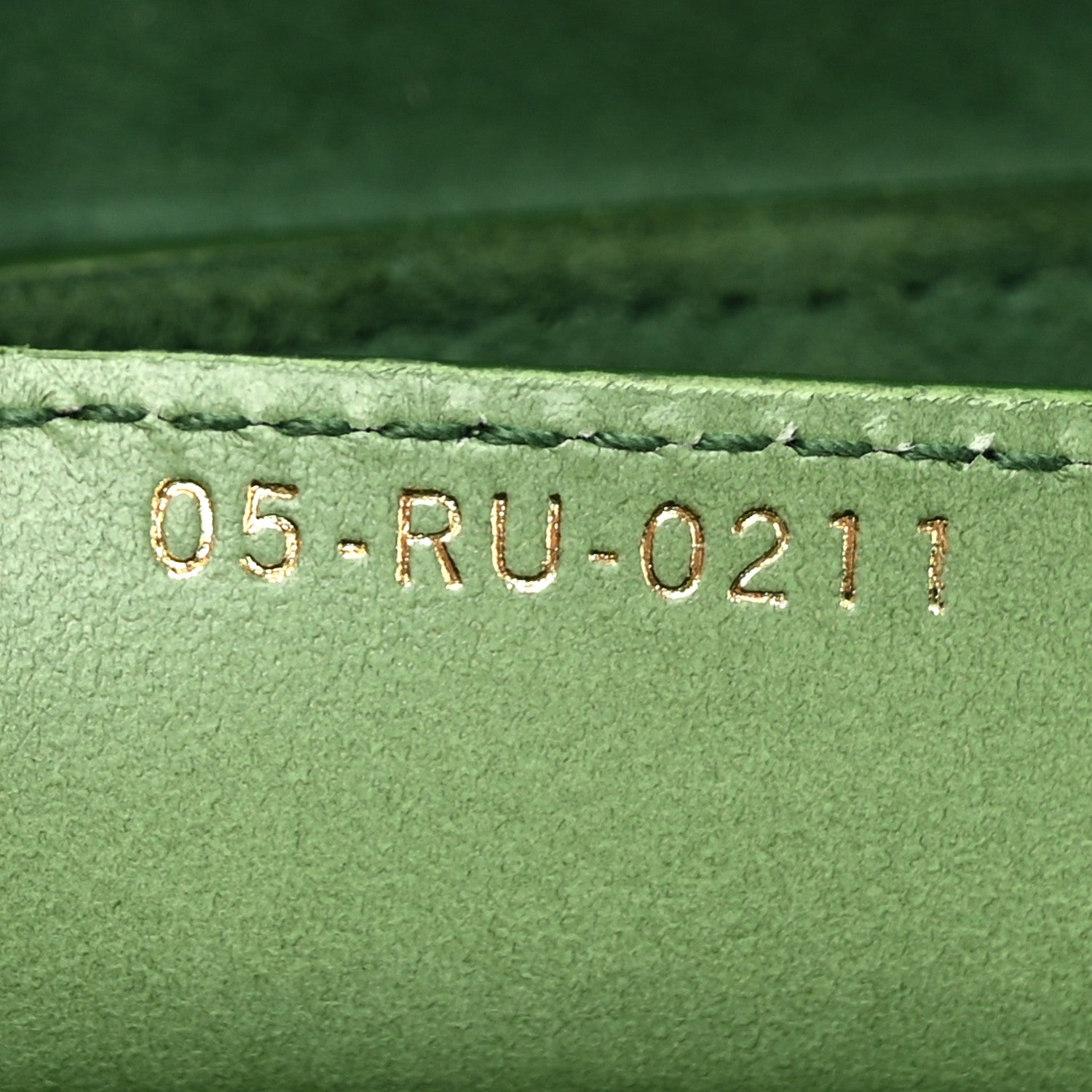 Christian Dior Gradient Calfskin Saddle Bag Green 7 of 10