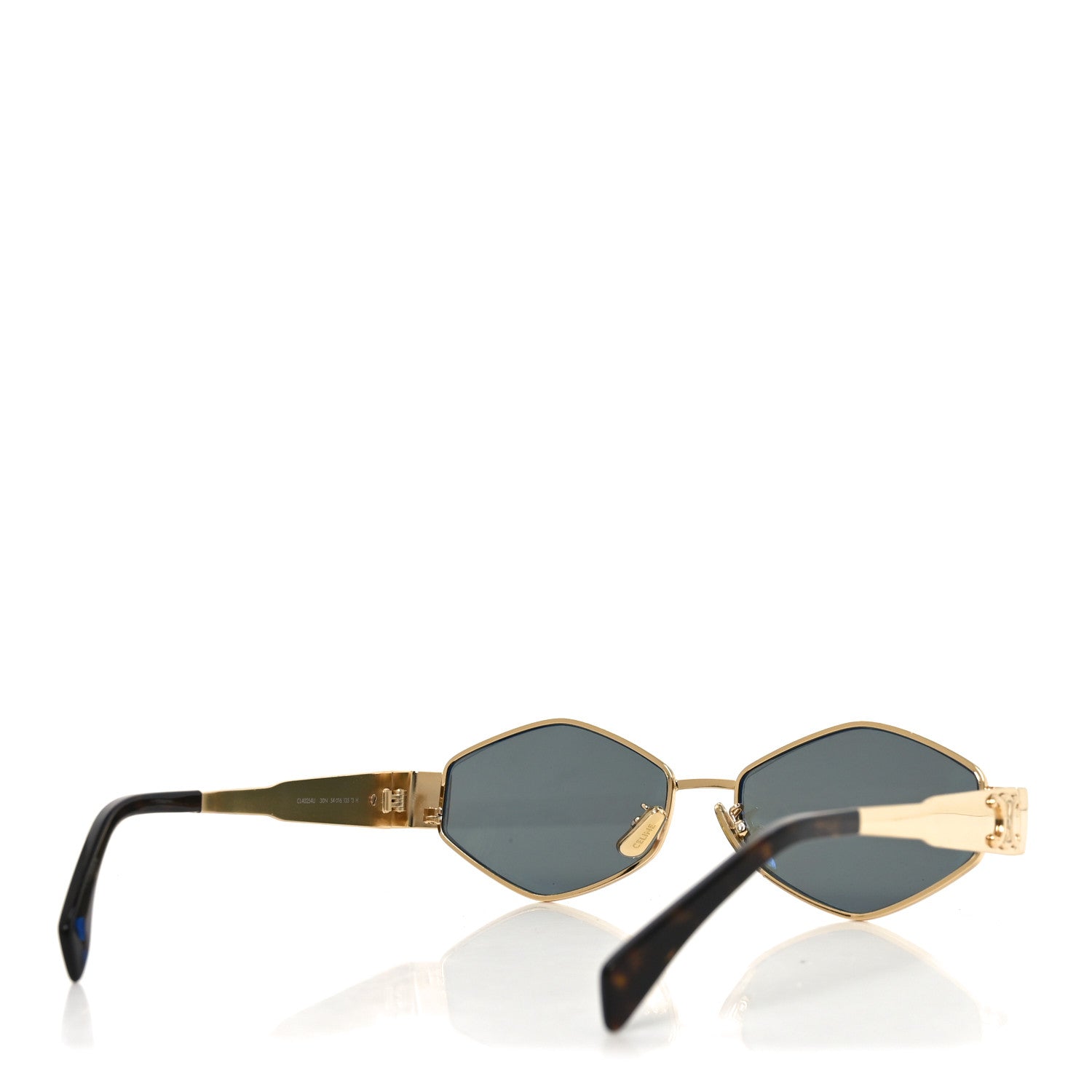 Celine Metal Triomphe 02 Sunglasses CL40254U Rose Gold Brown 4 of 7