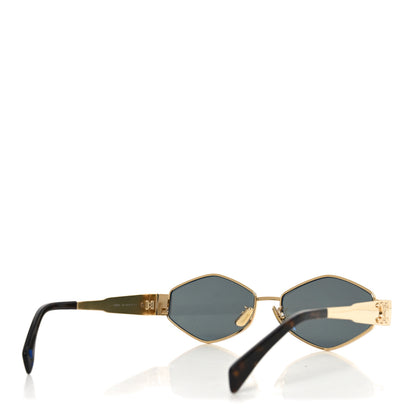 Celine Metal Triomphe 02 Sunglasses CL40254U Rose Gold Brown 4 of 7