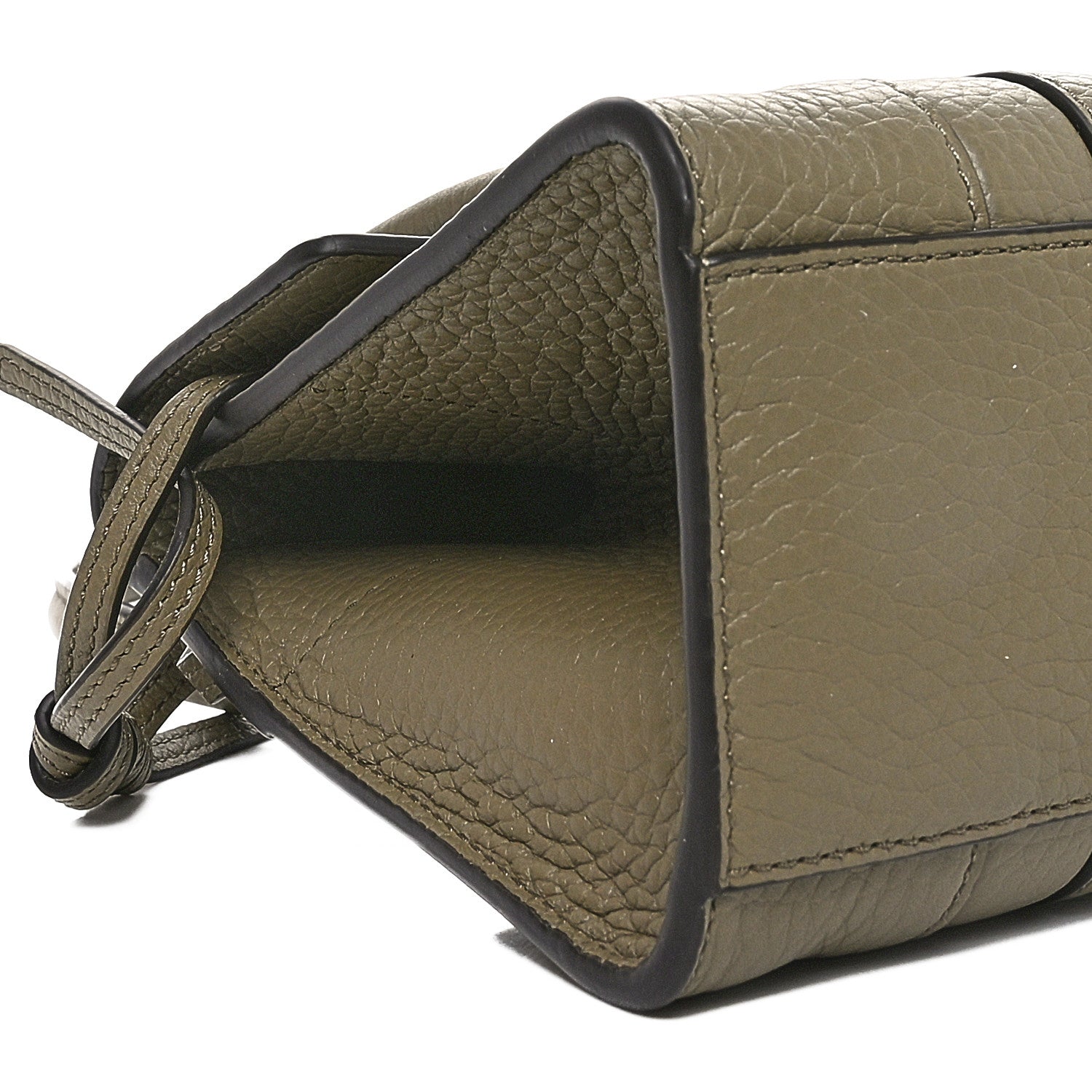 Mulberry Heavy Grain Mini Soft Bayswater Linen Green Linen Green 8 of 9