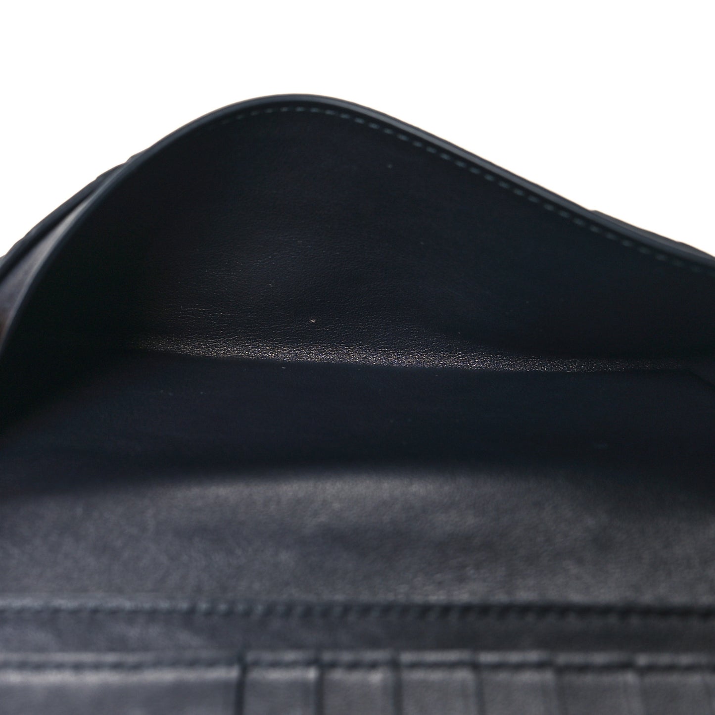 Nappa Intrecciato Continental Wallet Midnight