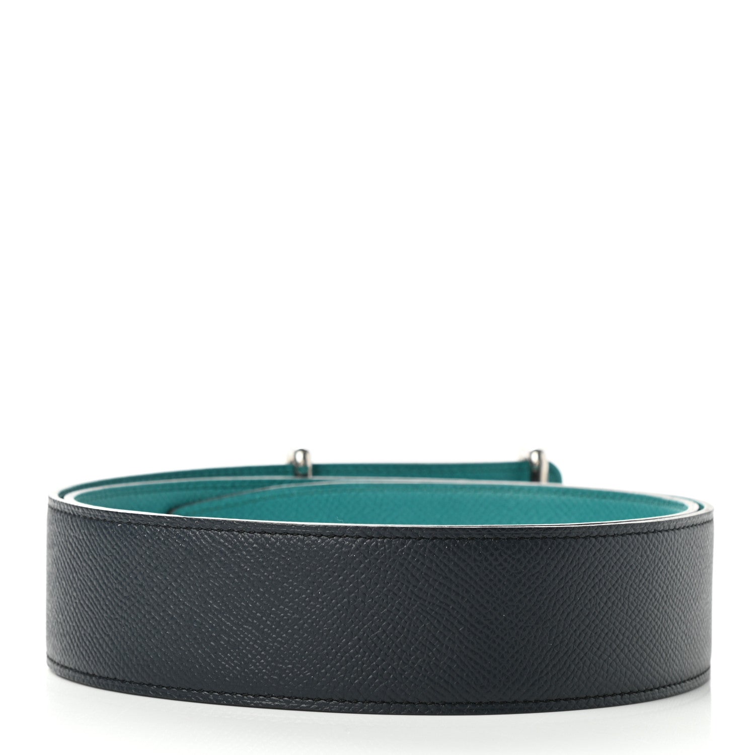 Hermes Epsom 40mm Idem Belt 90 Bleu Paon Bleu Obscur 4 of 7