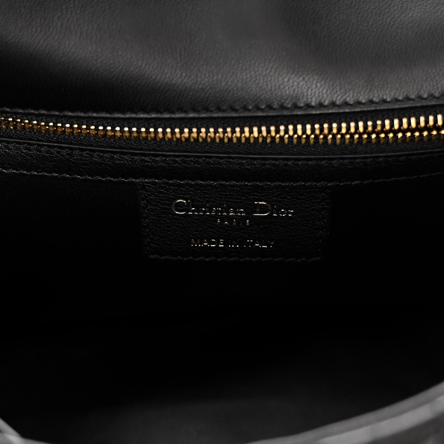 Christian Dior Calfskin Cannage Medium Caro Bag Black 6 of 10