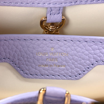 Louis Vuitton Taurillon Kintsugi Capucines BB Iris 6 of 8