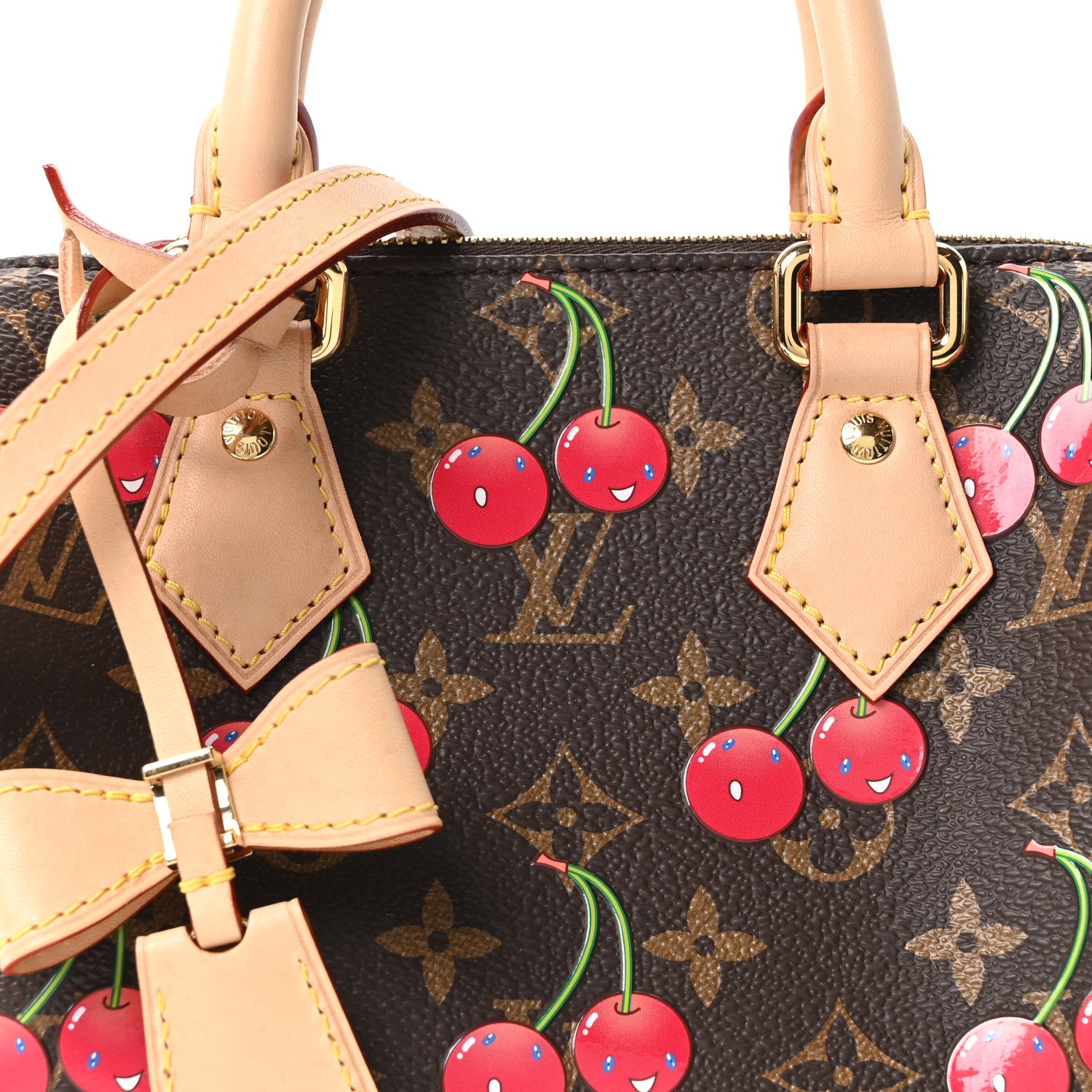Louis Vuitton LV X TM Monogram Cerises Speedy Bandouliere 20 6 of 8