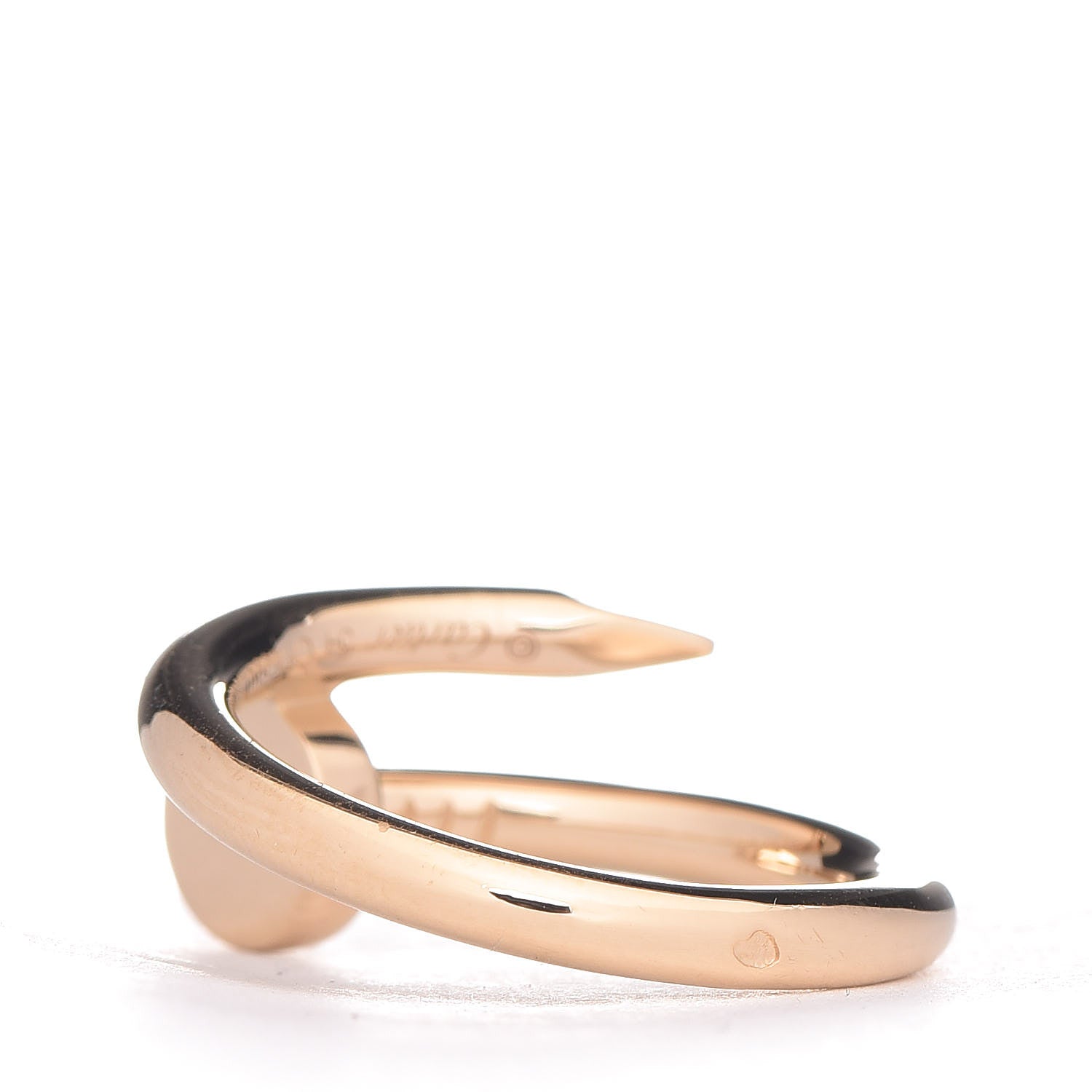 Cartier 18K Yellow Gold Juste Un Clou Ring 54 6.75 4 of 8