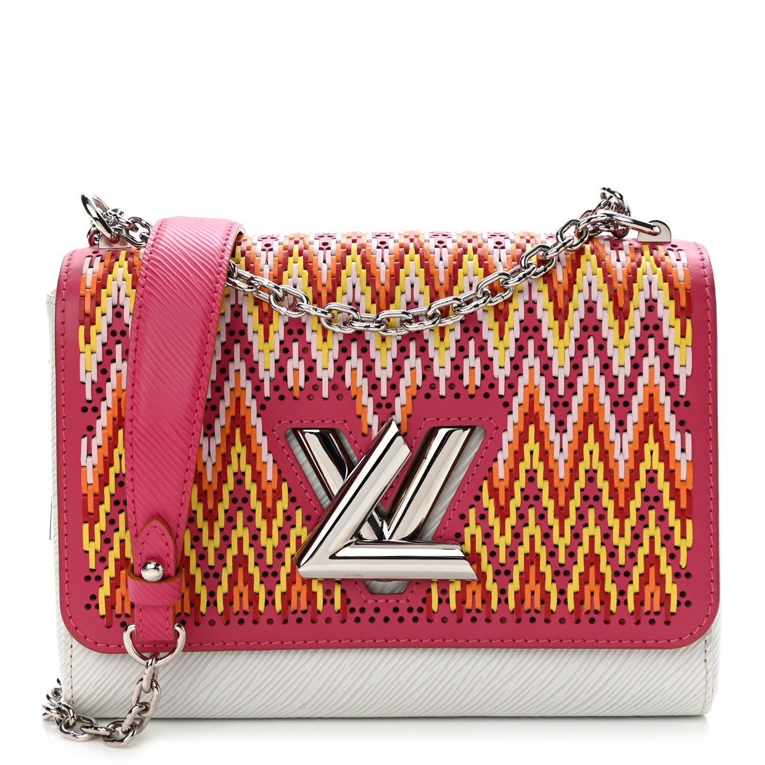 Louis Vuitton Epi Braided Twist Shoulder Bag MM Rainbow 3 of 11