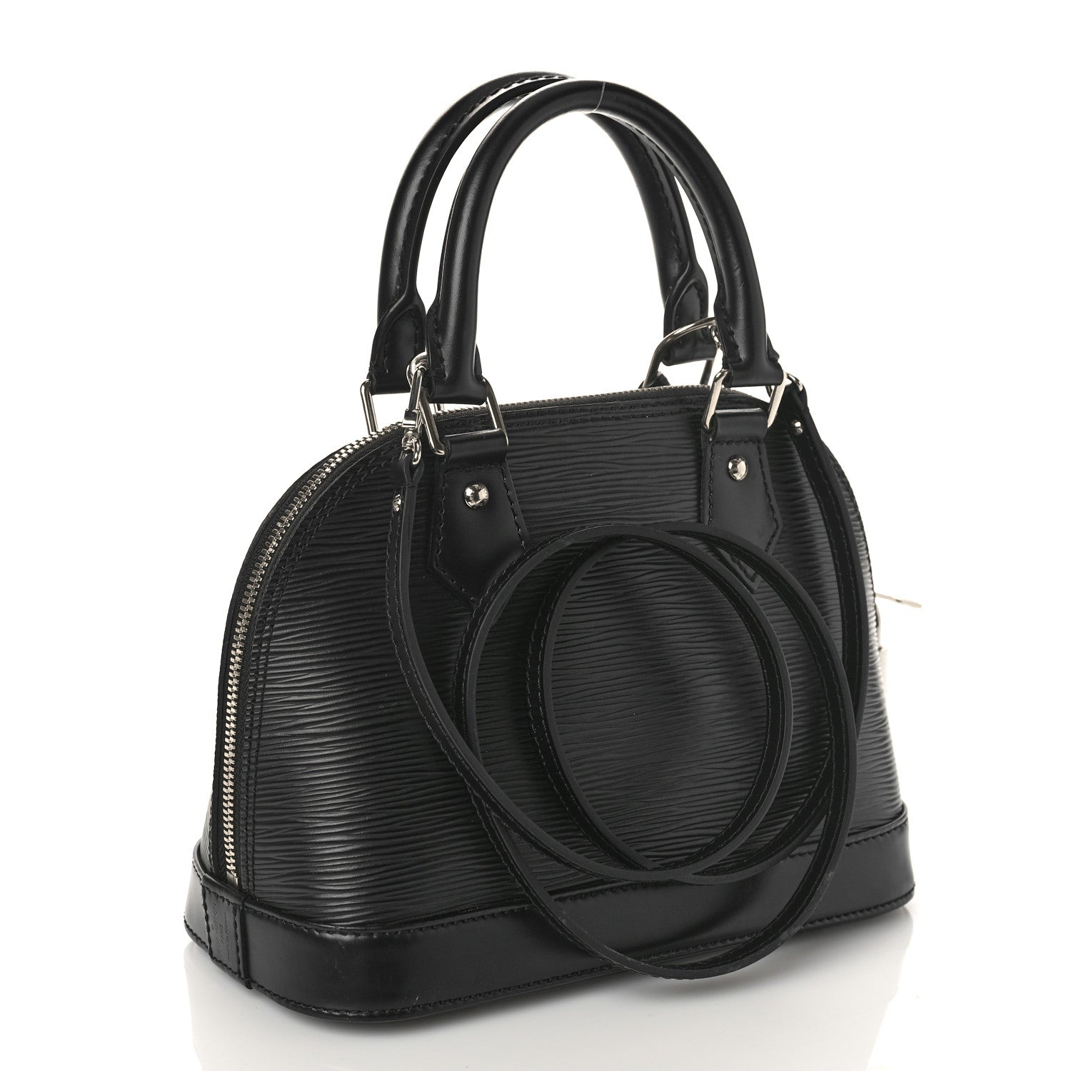 Louis Vuitton Epi Alma BB Black 3 of 8