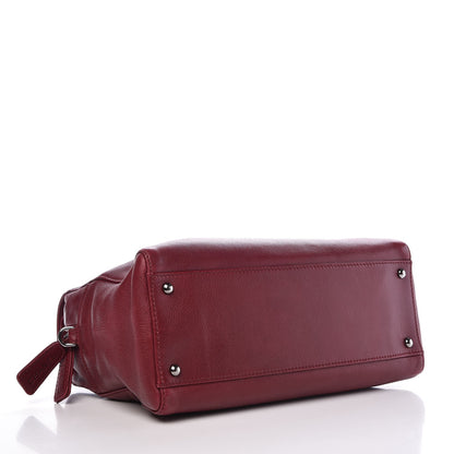 Chanel Calfskin CC Bowler Red 4 of 11