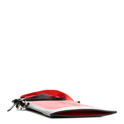 Christian Louboutin Calfskin Gomme Loubilab Batt Clutch Loubi Black 4 of 11
