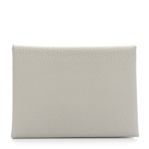 Chevre Mysore Calvi Duo Card Case Gris Perle
