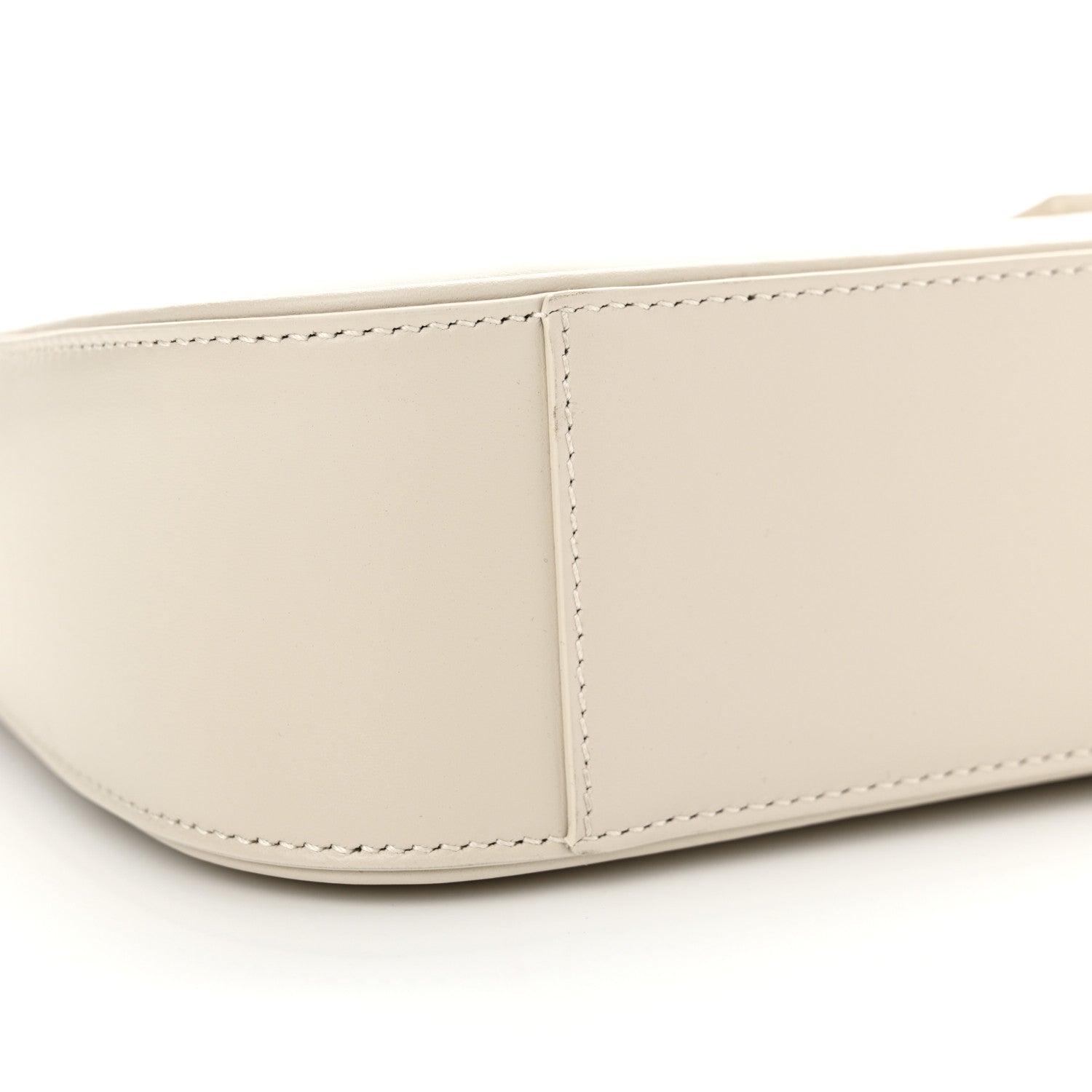 Saint Laurent Smooth Calfskin Le 5 A 7 Hobo Crema Soft 9 of 14