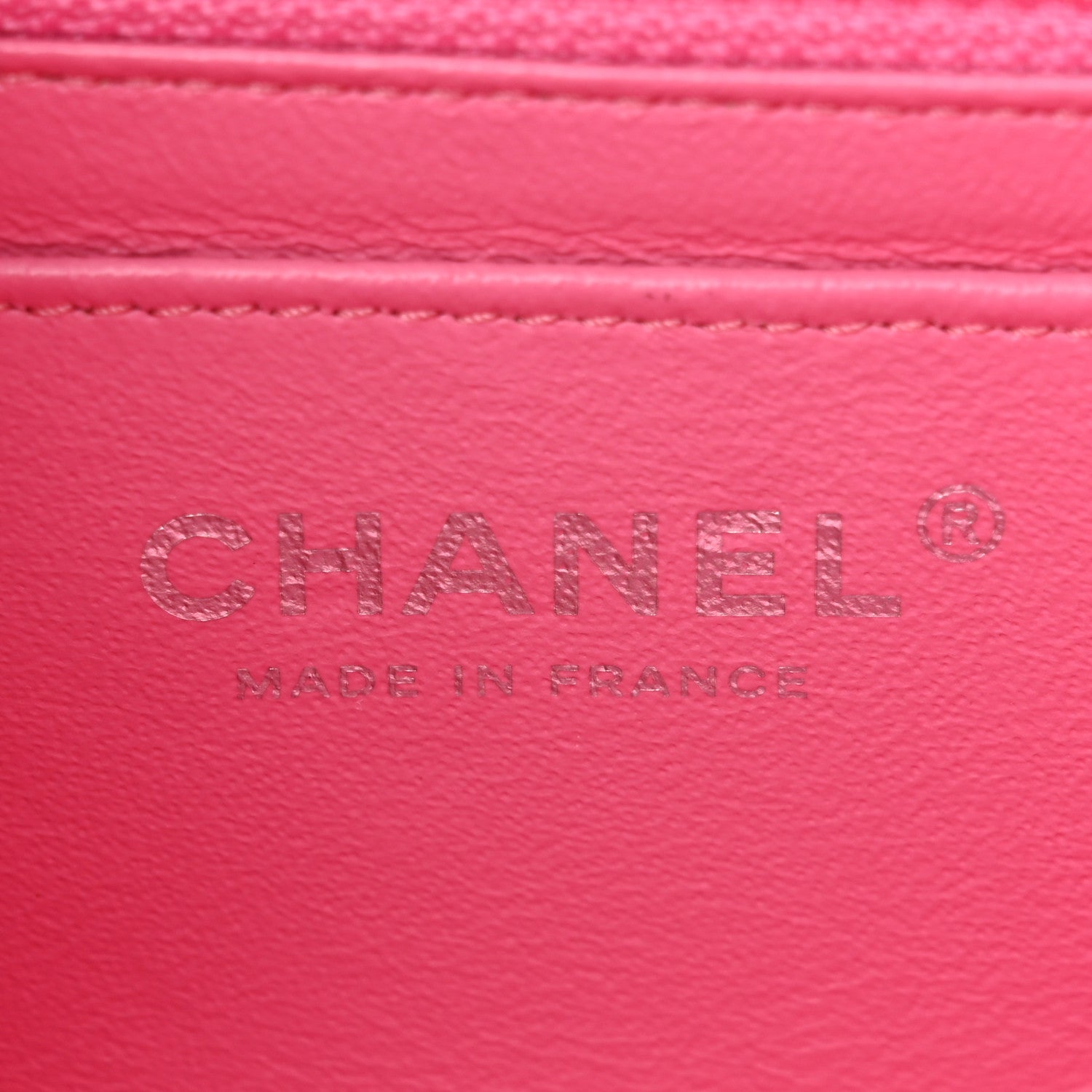 Chanel Lambskin Quilted Mini Rectangular Flap Pink 6 of 17