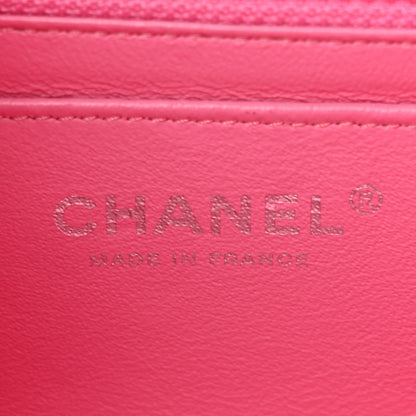 Chanel Lambskin Quilted Mini Rectangular Flap Pink 6 of 17