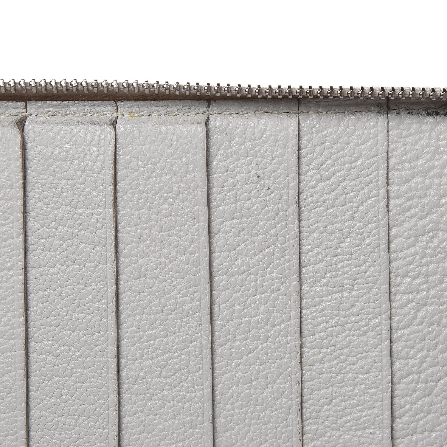 Hermes Chevre Mysore Azap GM Combined Wallet Gris Pale 8 of 11