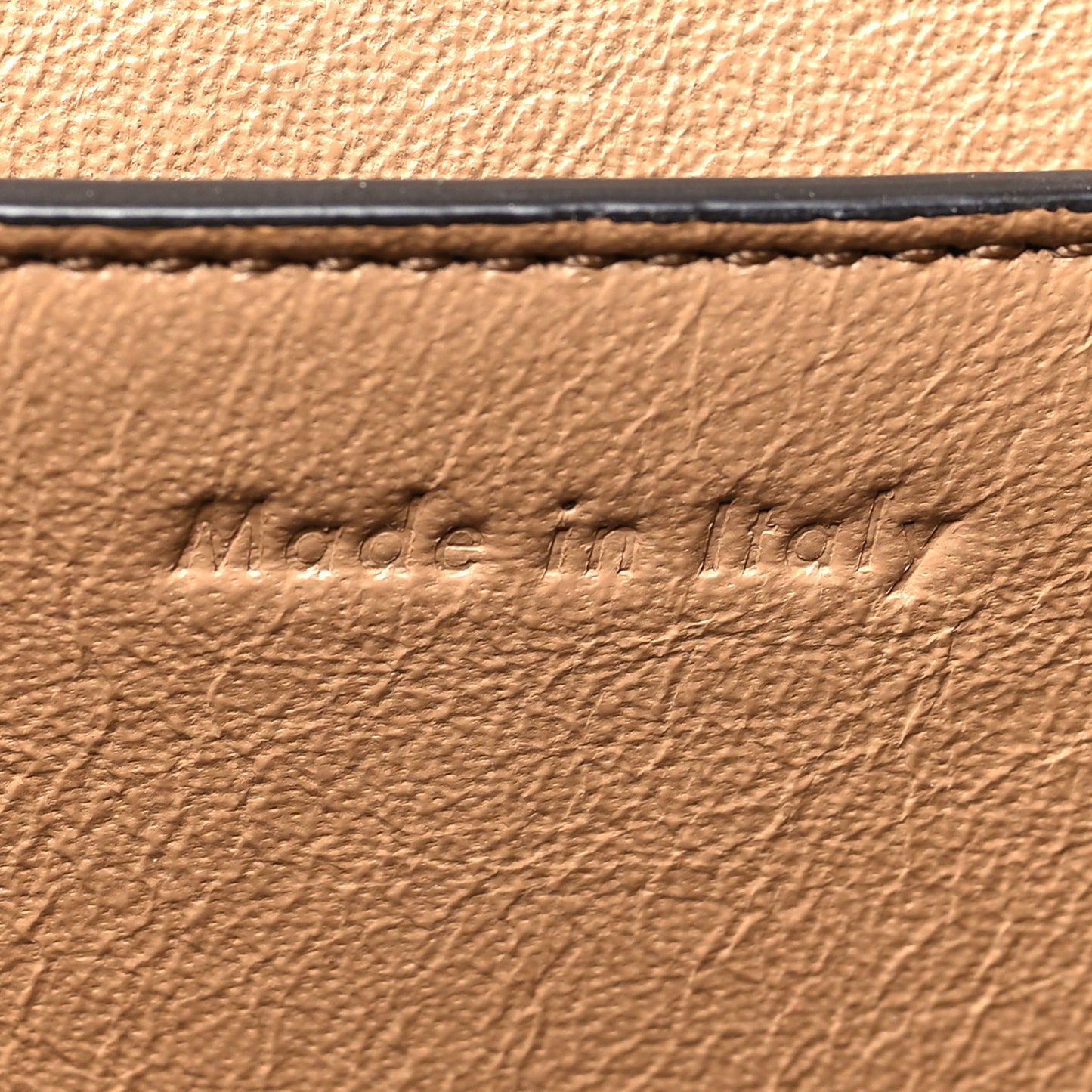 Shiny Smooth Calfskin Medium Frame Shoulder Bag Tan Optic White