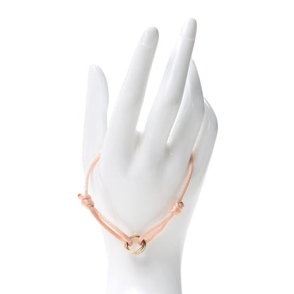 Cartier 18K Pink Yellow White Gold Trinity Adjustable Cord Bracelet Pink 2 of 5