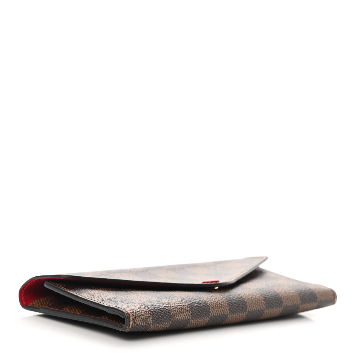 Damier Ebene Josephine Wallet Red