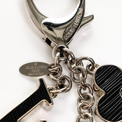 Louis Vuitton Fleur d'Epi Bag Charm Black 3 of 3