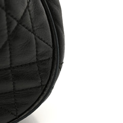Christian Dior Lambskin Cannage Flap Messenger Bag Black 12 of 15