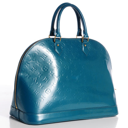 Louis Vuitton Vernis Alma GM Blue Galactic 3 of 8