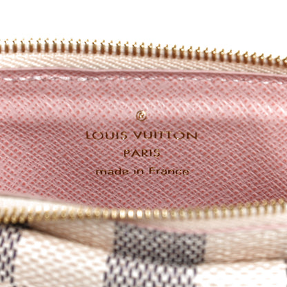 Louis Vuitton Damier Azur Recto Verso Card Holder Rose Ballerine 6 of 10