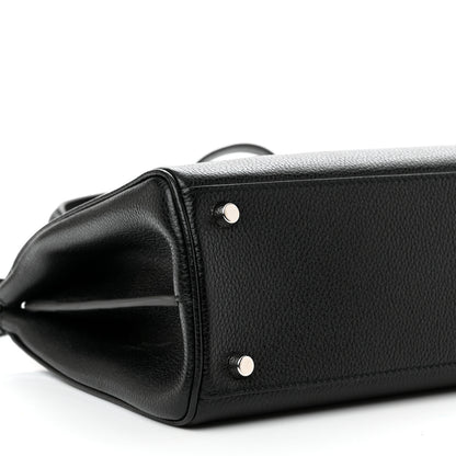 Gucci Grainy Calfskin Small Zumi Top Handle Bag Black 9 of 11