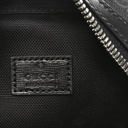 Gucci GG Supreme Monogram Textured Calfskin Retro Interlocking G Backpack Black 6 of 10