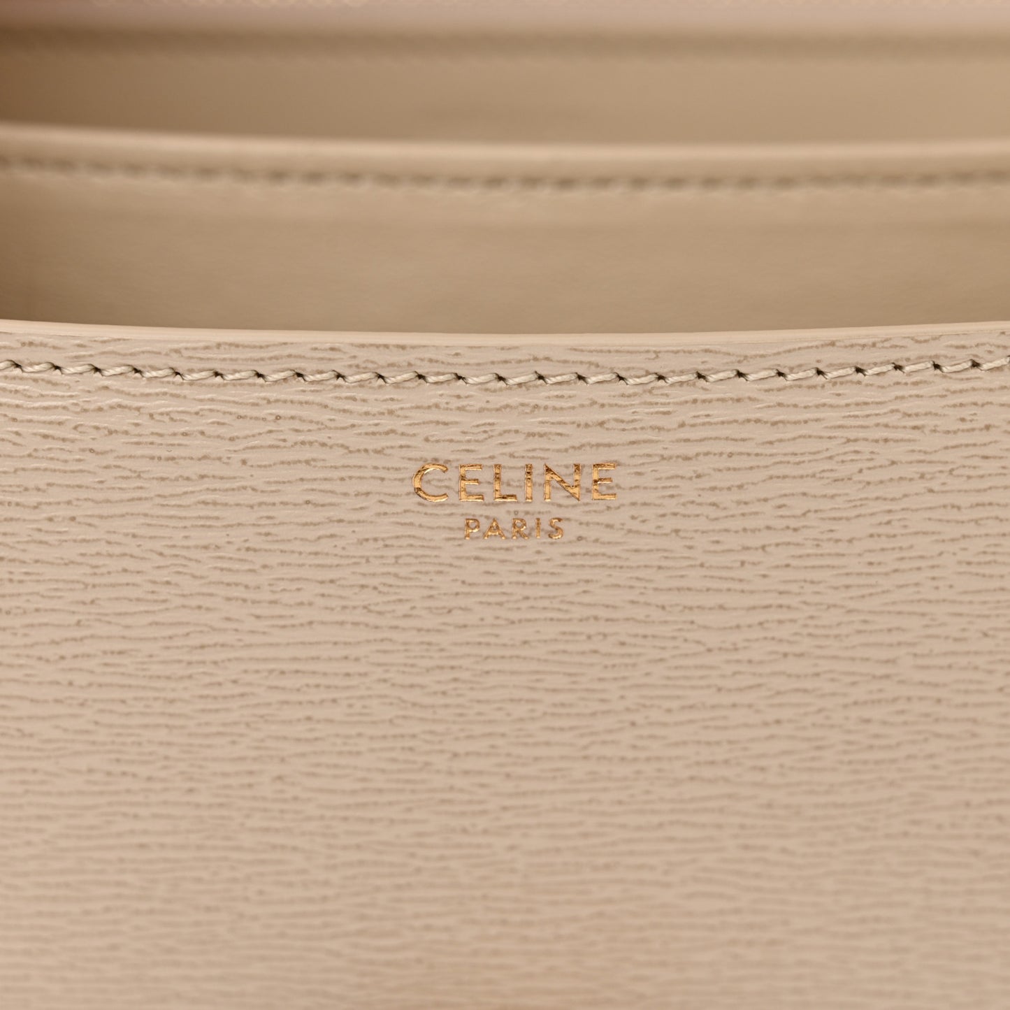 Liege Calfskin Medium Classic Box Flap Bag Linen