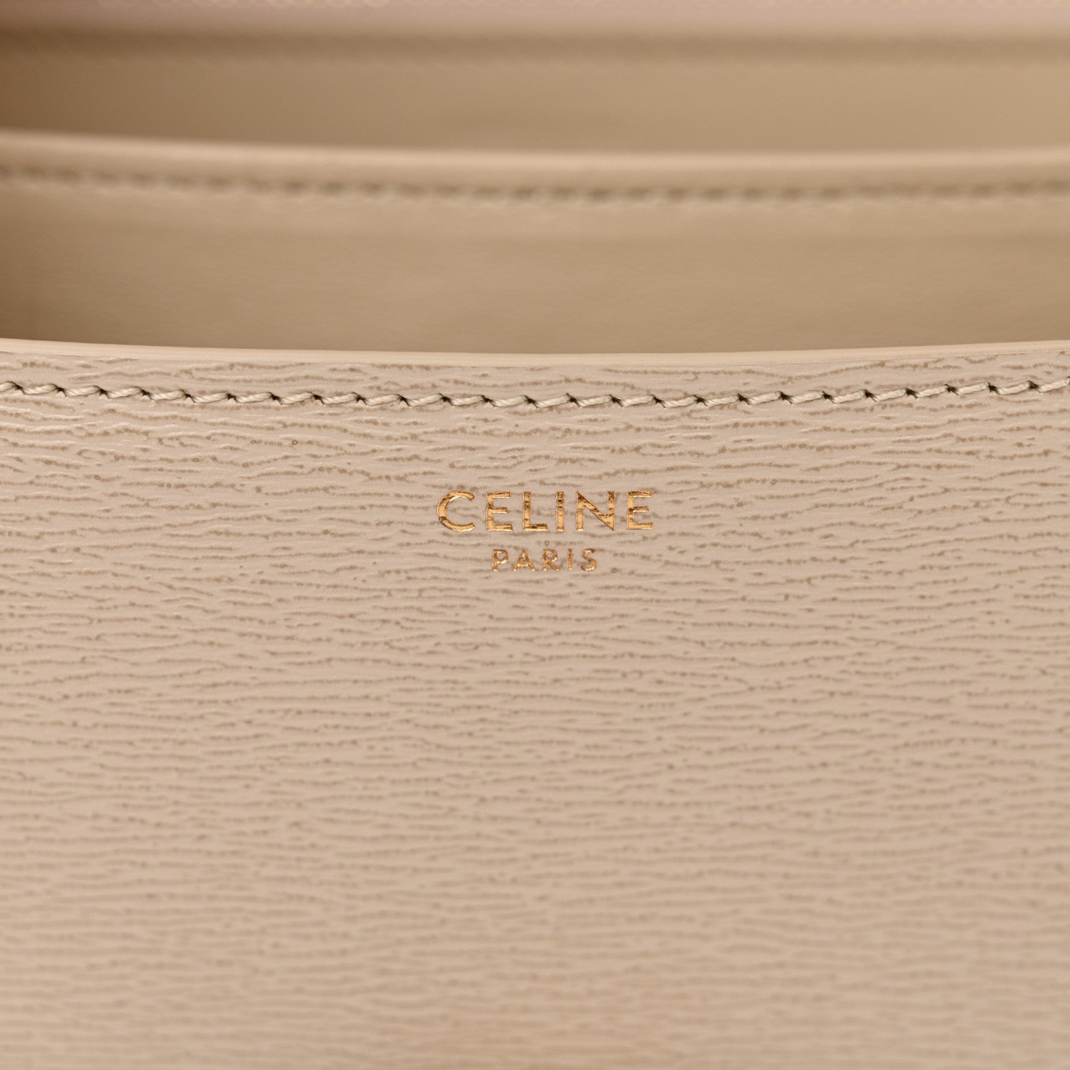 Celine Liege Calfskin Medium Classic Box Flap Bag Linen 7 of 12